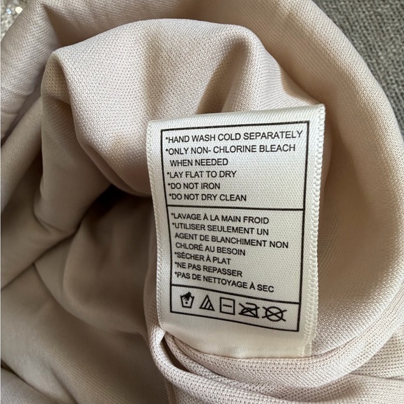 Steve Madden Sequin Long Sleeve Shift Minidress - Picture 6 of 10